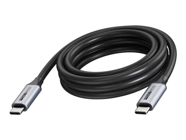 Vision - USB-kaapeli - 24-nastainen USB-C (han) - 24-nastainen USB-C (han) - USB 3.2 - 3 A - 5 m - USB Power Delivery (100 W), 20 Gbps datatransfer...