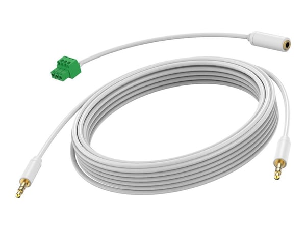 Vision TC 5M3.5MMP, 3.5mm, Uros, 3.5mm, Uros, 5 m, Valkoinen