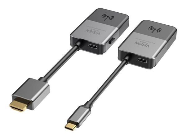 VISION - Sender og mottaker - trådløs video/lyd-utvider - HDMI, Wi-Fi 5