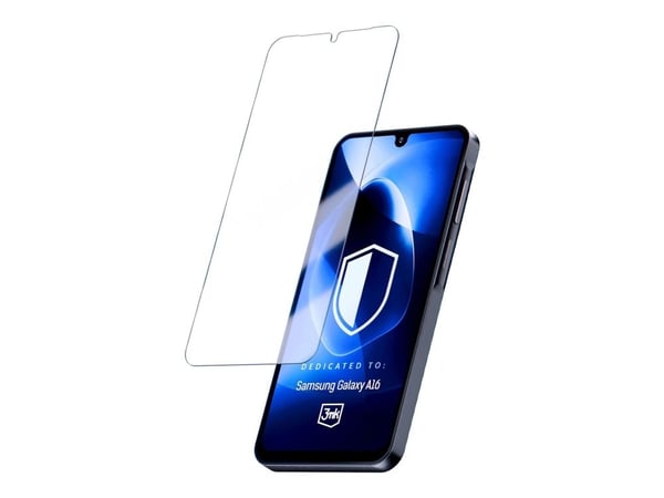 3MK FlexibleGlass, Samsung, Galaxy A16, Antibakteerinen, Ei kaadu, Iskunkestävä, Naarmuuntumisenkestävä, Putoamisenkestävä, 1 kpl