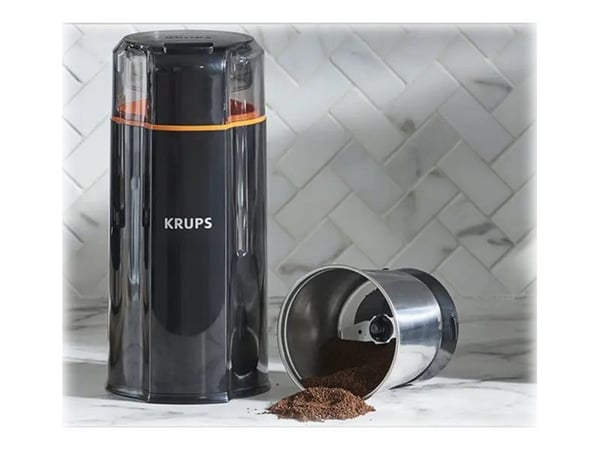 Krups Silent Vortex GX332810 - Krydder/kaffe-kvern - 175 W - svart