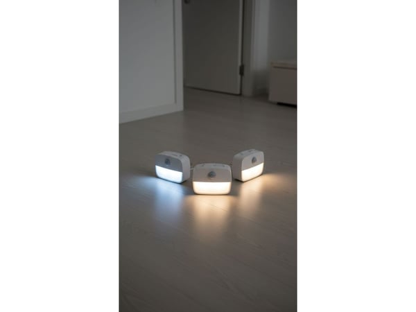 Ansmann NL30 AC, Pluggbart nattlys, Hvit, Kjølig hvit, Varm hvit, Naturlig hvitt lys, IP20, 3 ampuller, LED