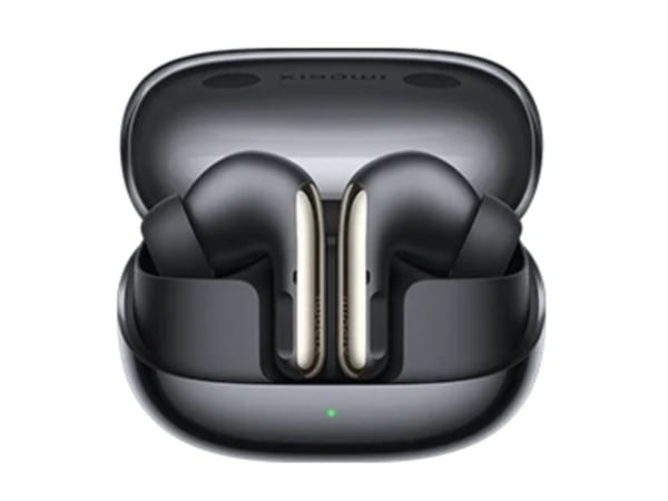 Xiaomi Buds 5 Pro - True wireless-hodetelefoner med mikrofon - i øret - Bluetooth / Wi-Fi - aktiv støydemping - gjennomskinnelig sort