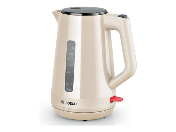 Bosch MyMoment TWK1M127 - Vattenkokare - 1.7 liter - 2.4 kW - gräddvit