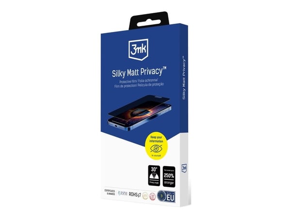3mk Silky Matt Privacy - Skjermbeskyttelse for mobiltelefon - film - med personvernsfilter - for Samsung Galaxy S25 Ultra