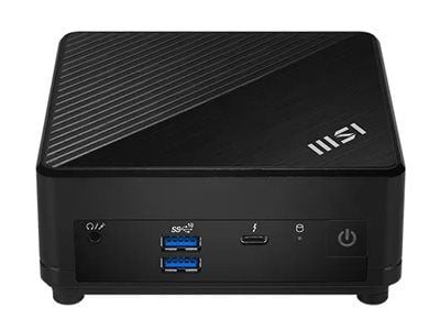 MSI CUBI 5 1M 440BEU - Barebone - mini-PC 1 x Core 3 100U / inntil 4.7 GHz - RAM 0 GB - Intel Graphics - IEEE 802.11ax (Wi-Fi 6E), Bluetooth 5.3, G...