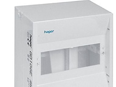 Täcklock Gamma 6-modul med PE-kabelklämma GD106E