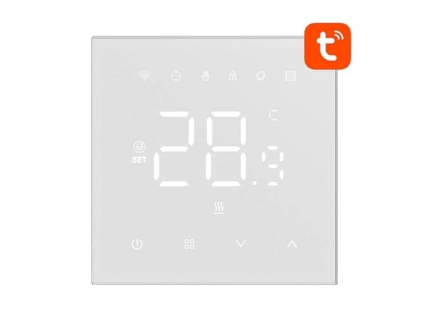 Avatto Smart termostat Avatto WT410-16A-W elektrisk oppvarming 16A WiFi
