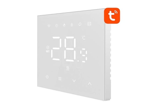 Avatto Smart termostat Avatto WT410-16A-W elektrisk oppvarming 16A WiFi