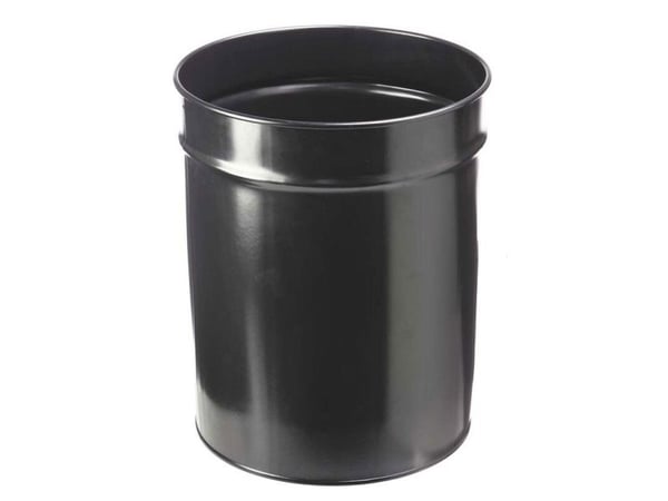 Papirkurv TWIN Metal 20 ltr. sort