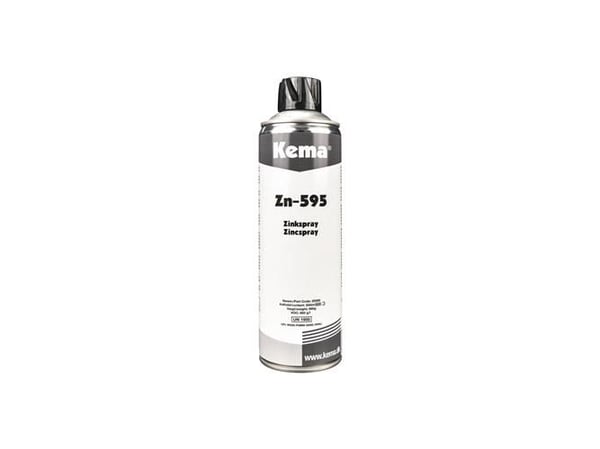 KEMA ZN-595 Zinkspray 500 ml med samma egenskaper som varmförzinkning.