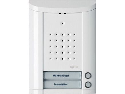Ritto 1840220, Anropsknappmodul, Sølv, Overflate, 141 mm, 22 mm, 197 mm