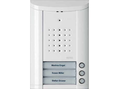 Ritto 1840370, Anropsknappmodul, Hvit, Overflate, 141 mm, 22 mm, 216 mm