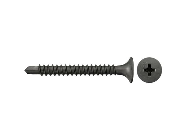 Fischer 665074, Skru, Metall, Gipsplate, Fibre board, Metall, Gipsplater, Tre, PH (Phillips), PH2, Sort