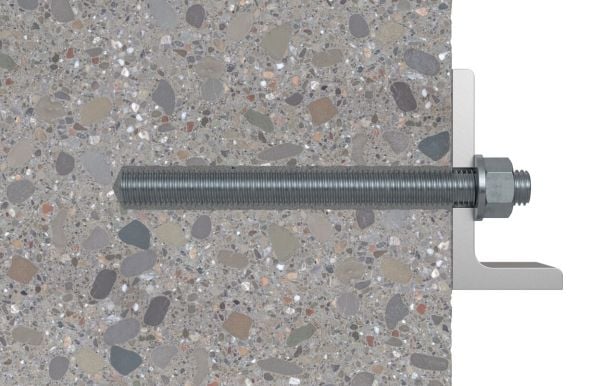 Fischer 510512, Sekskantmutter, Galvanisert stål, Stål, M16, 24 mm, 20 stk