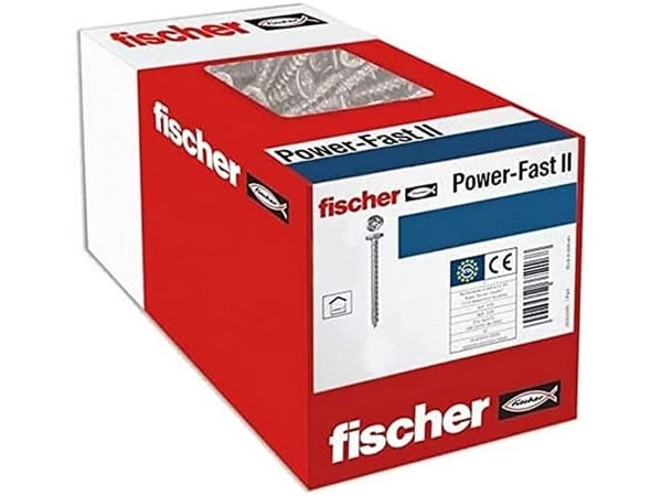 Fischer 670242, Skrue, Stål, Tre, Allsidig, Helgjenget, kuppelhode