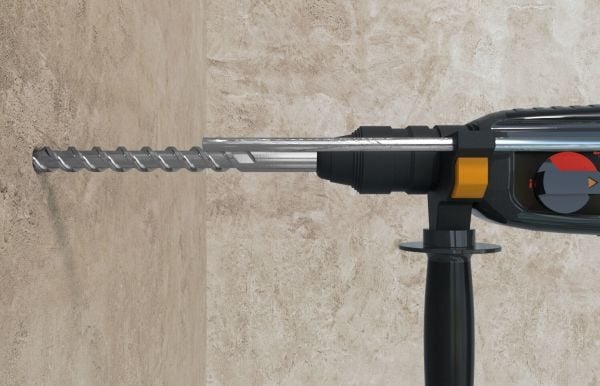 Fischer 531809, Drill, Twist Betongbor, 1,2 cm, 600 mm, Murstein, Betong, Kalkstein, Naturstein, 55 cm