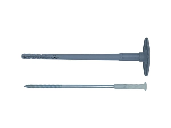 Fischer 534157, Skrue- og veggpluggsett, Lettbetong, Murstein, Betong, Gipsplater, Plast, Stål, 6 cm, 108 mm