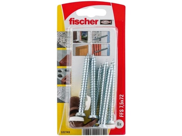 Fischer 532749, Skru, Betong, Generell nytte, Pozidriv, TX30, 1,15 cm