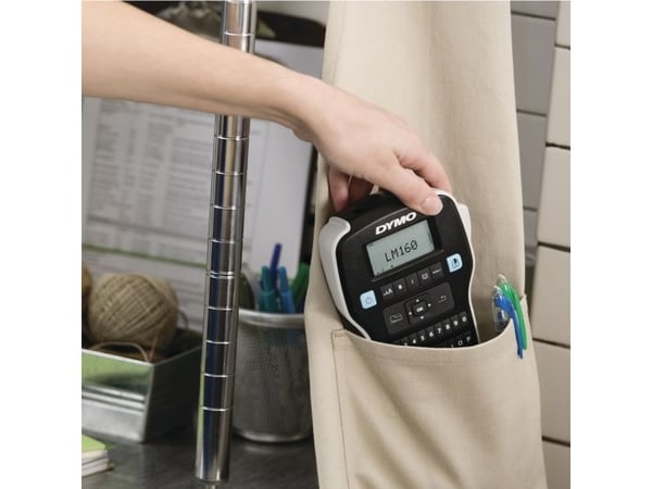 DYMO LabelManager 160 Valuepack, QWERTZ, D1, Trermisk overføring, 160 x 160 DPI, 12 mm/sek, Svart, Sølv