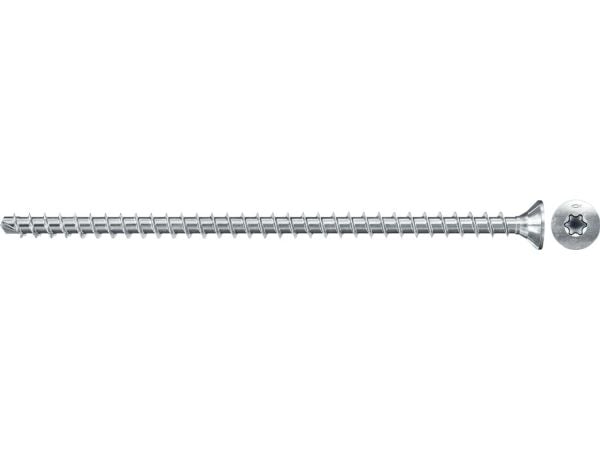Fischer 562949, Ruuvi, Galvanoitu teräs, Puu, Täyskierteinen, Uppokanta, Torx