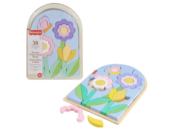 Fisher Price Wood Flower Puzzle