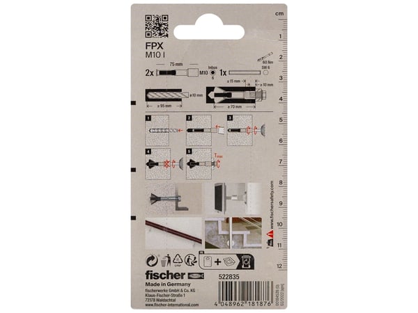 Fischer 522835, 2 styck