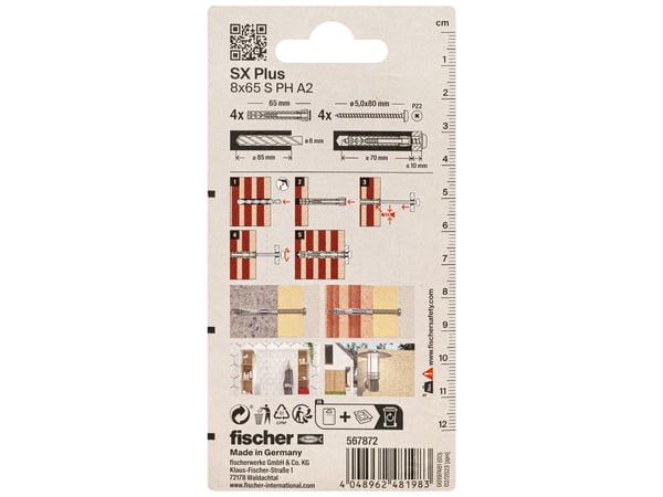 Fischer 567872, 4 styck