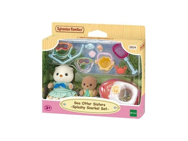 Sylvanian Families Sea Otter Sisters - Splashy Snorkel Set -