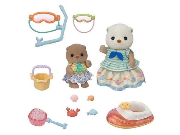 Sylvanian Families Sea Otter Sisters - Splashy Snorkel Set -