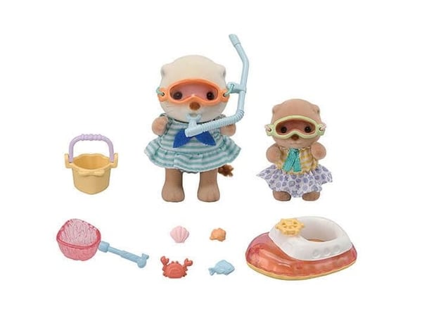Sylvanian Families Sea Otter Sisters - Splashy Snorkel Set -