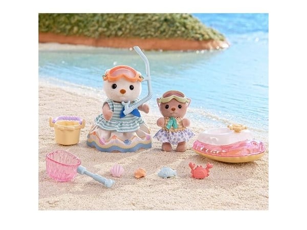 Sylvanian Families Sea Otter Sisters - Splashy Snorkel Set -