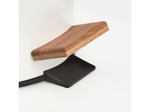 Zeller Present 18908, 3 l, Rund, Bamboo, Strykejern, Hvit, Tre, Pedal, 16,8 cm