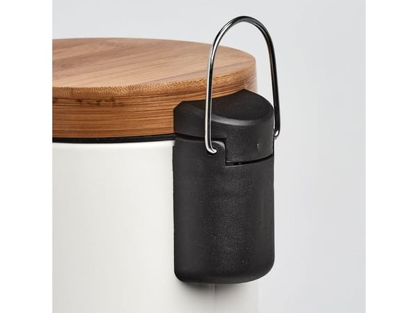 Zeller Present 18908, 3 l, Rund, Bamboo, Strykejern, Hvit, Tre, Pedal, 16,8 cm