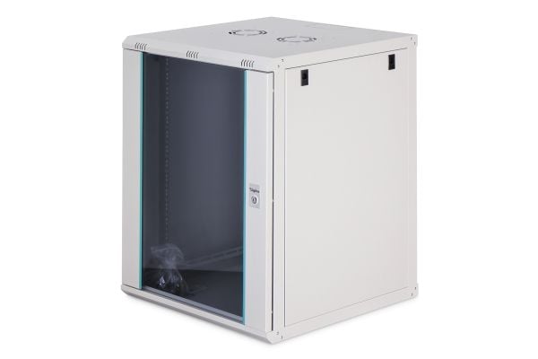 Digitus DN-37114, Seinään asennettava laitekehikko, 16U, 60 kg, Näppäinlukko, Kotelon kiskot, Tehostunut kaapelinhallinta