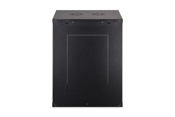 DIGIT Dynamic 19 16U rack 600x600 veggmontert nettverksskap, glassdør, svart, ikke sammenleggbar, 60 kg
