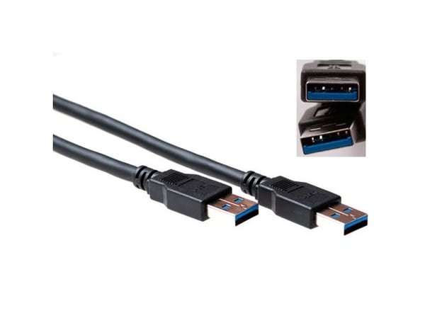 ACT USB 3.0 A han - USB A han 1,00 m