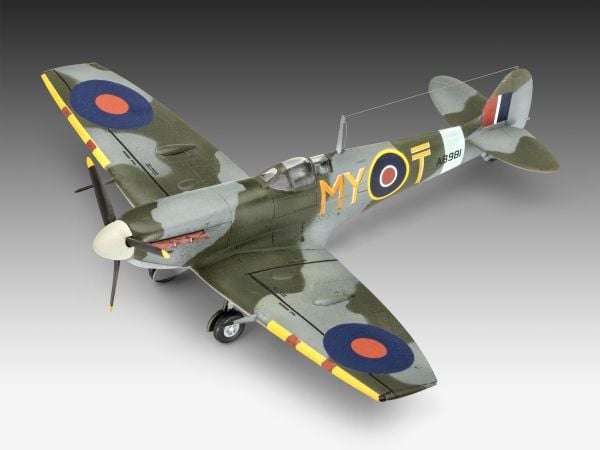 Revell Messerschmitt Bf109G-10 & Spitfire Mk.V, Luftfarkostmodell med fast vinge, Monteringssats, 1:72, Messerschmitt Bf109G-10 & Spitfire Mk.V, Al...