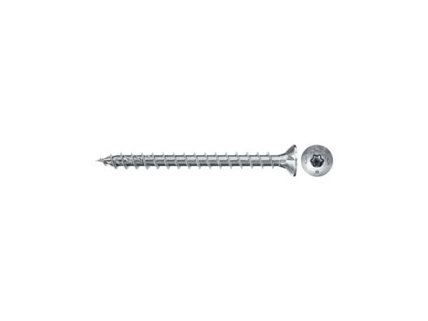 Fischer 670132, Skru, Metall, Tre, Generell nytte, Full tråd, Flathode