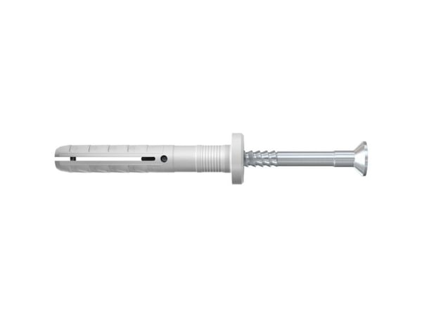 Fischer 513704, Kit med skruv och väggplugg, Tegel, Betong, Pozidriv, PZ3, 120 mm, 8 mm