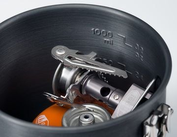 GSI Outdoors 50190, Krukke, Aluminium, 1,1 l, Grå, Rød, Aluminium