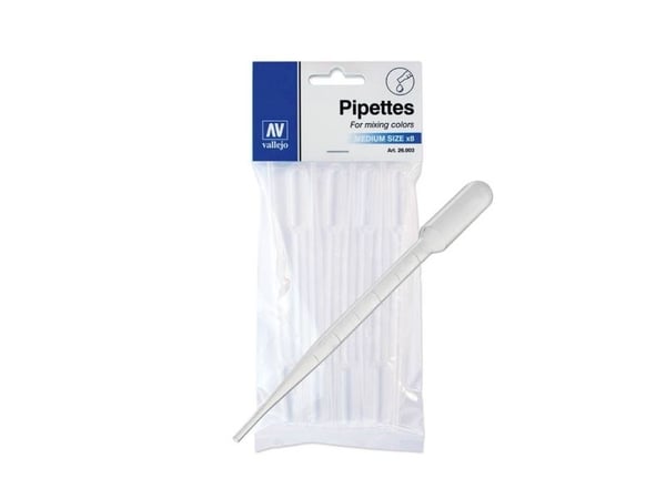 Vallejo 26.003, Pipette, 8 stykker Vallejo 26.003, Pipette, 8 stykker