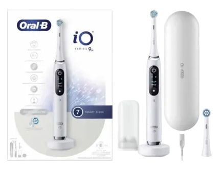 Oral-B iO Series 9N Hvit Alabast elektrisk tannbørste