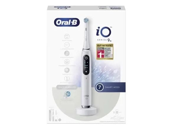 Oral-B iO Series 9N Hvit Alabast elektrisk tannbørste