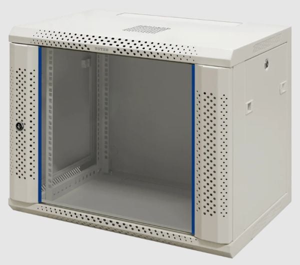 Deltaco WS64066000, Väggmonterad rack, 6U, Knapplås, Förbättrad kabelhantering, 18,4 kg, Vit Deltaco WS64066000, Väggmonterad rack, 6U, Knapplås, Förbättrad kabelhantering, 18,4 kg, Vit