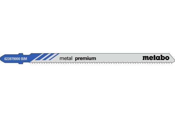 Metabo 623979000, Stiksagblad, Ikke-jernholdig metall, Sandwichmateriale, Tinn (middels tykk), Bimetall, Blå, Grå, 10,6 cm, 1,8 mm