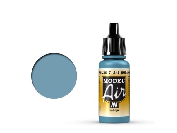 Vallejo 71.343, 17 ml, Sort, Grå, Matte, Flaske