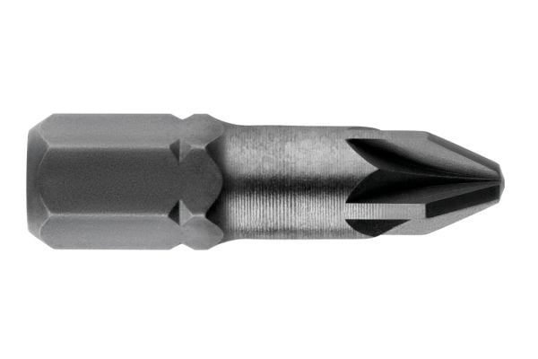 Metabo 628517000, 3 stykker, Pozidriv, PZ 1, 25 mm, 25,4 / 4 mm (1 / 4"), Sekskantet