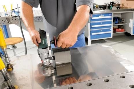 Metabo 626409000, Hiomavyö, Metalli, Ruostumaton teräs, 6400 RPM, 4200 RPM, Harmaa, 9 cm
