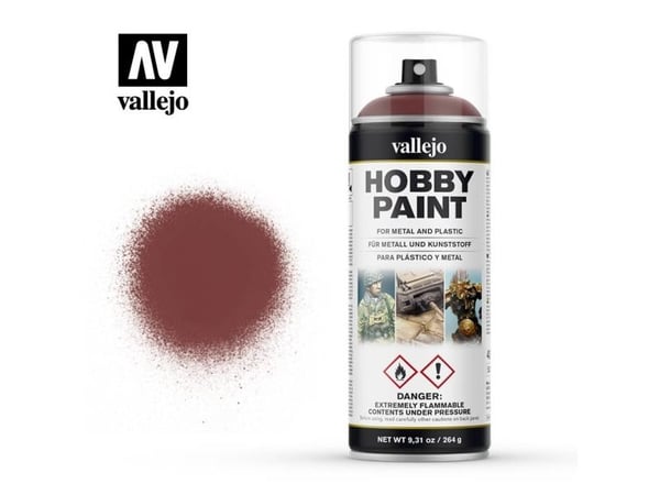 Vallejo 28.029, Rød, Spray maling (hobby), Væske, 400 ml, 1 stykker